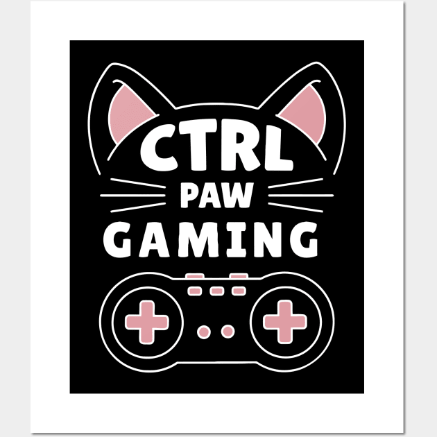 CTRL PAW GAMING Wall Art by XYDstore